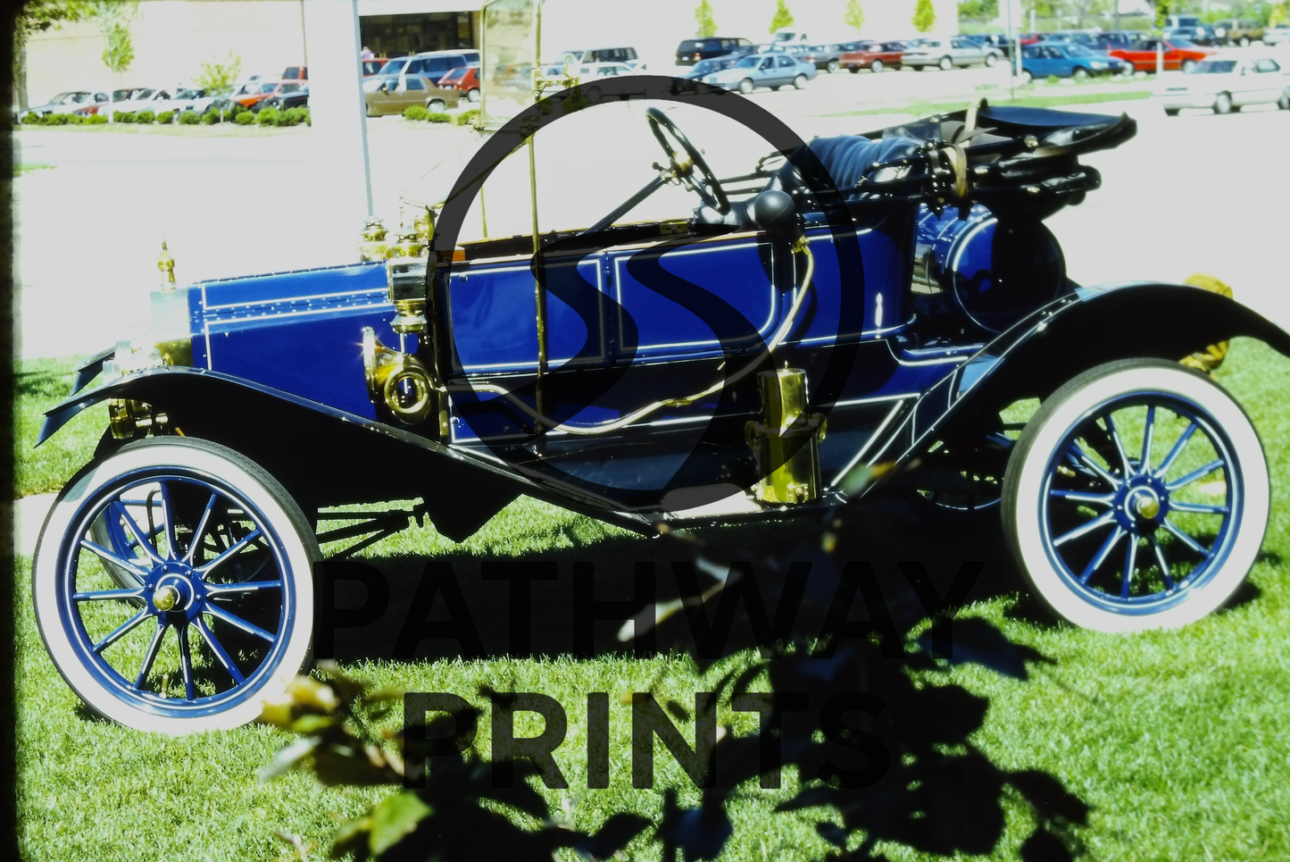 Vintage Blue Elegance [Digital Print File]